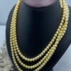 kalung 3 layers akoya sea pearls gold color